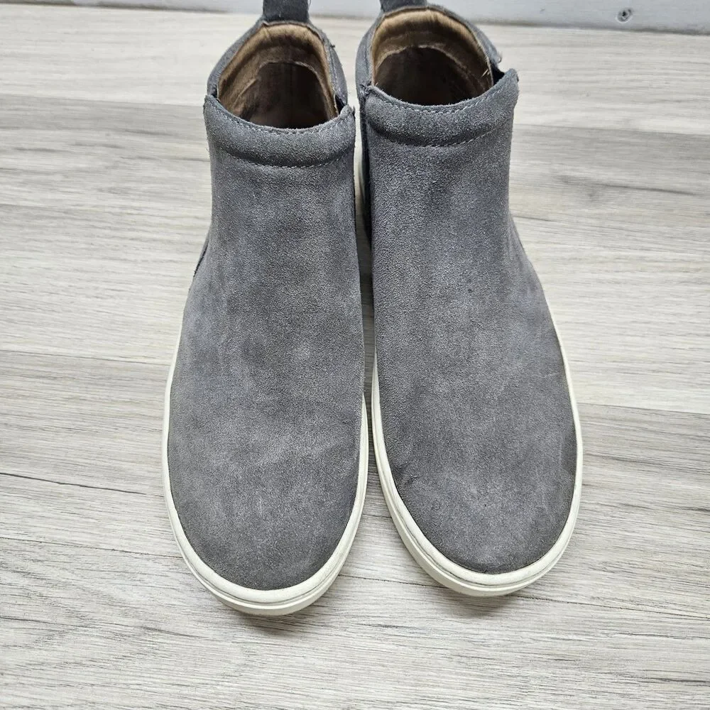 Sofft Britton Womens Gray Boots Size 7 Leather Casual